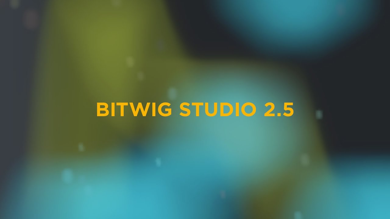 Bitwig Studio 2.5