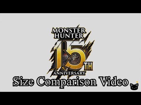 Monster Hunter Monsters Size Comparison 2019
