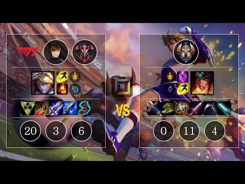 T1 Teddy Ezreal vs Sivir Bot - KR Patch 10.12