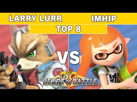 Heart of Battle - Larry Lurr (Fox) vs Imhip (Inkling) Top 8 Losers - Smash Ultimate