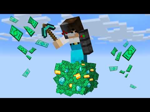 Minecraft, But It's On 1 Money Block
