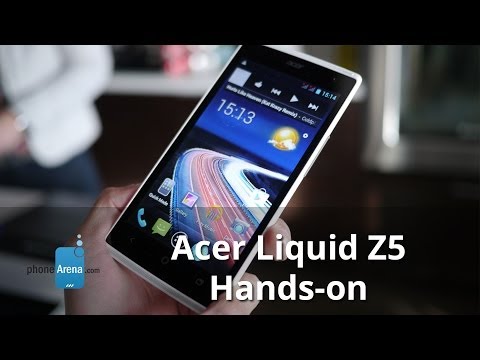 Acer Liquid Z5 Hands-on