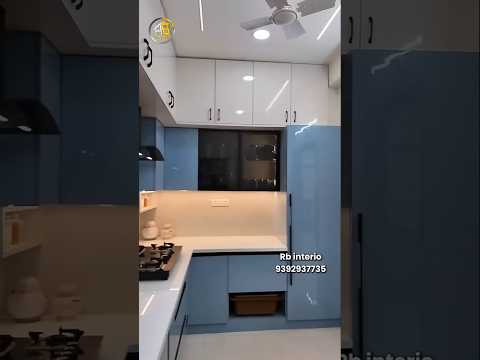 Kitchen 2bhk Interior Design | Abode Aahwanam Apartments | Ameenpur, Hyd #rbinterio