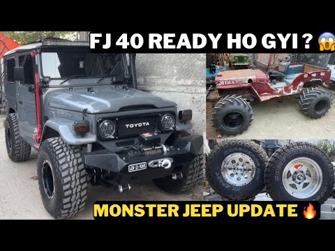 FJ 40 Project Ready In Nardo 😱 Visit To Islamabad For Monster Jeep Parts 😎🔥