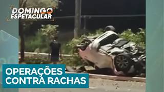 Operações policiais combatem corridas ilegais em vários pontos do Brasil