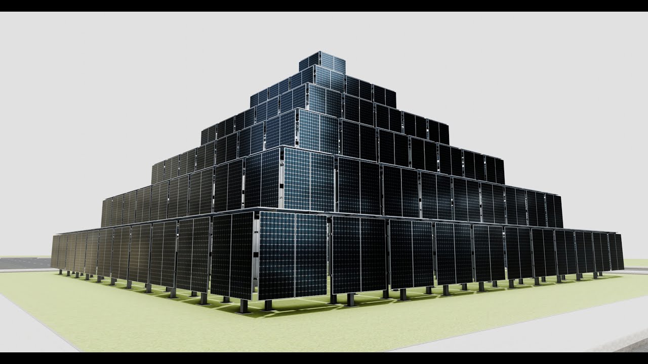 Solar Pyramid Type-1 3D Model
