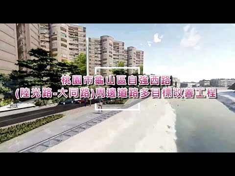 桃園市,龜山自強西路道路多目標改善計畫