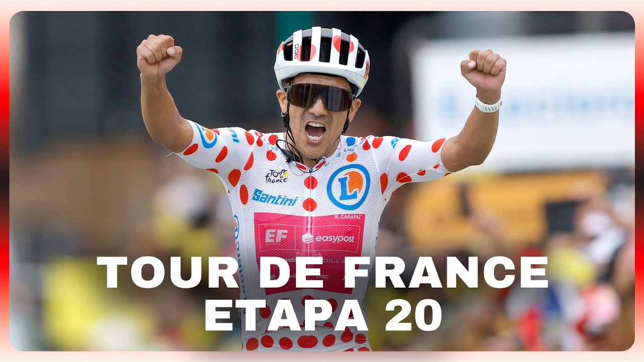 SÁBADO TOP PARA RICHARD: CARAPAZ LOGRÓ EL KOM Y GANÓ LA ETAPA 20 DEL TOUR DE FRANCE | RESUMEN