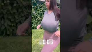 Bouncing boobs sexy boob hot random insta girl showing big boobs nipple show #youtubeshorts