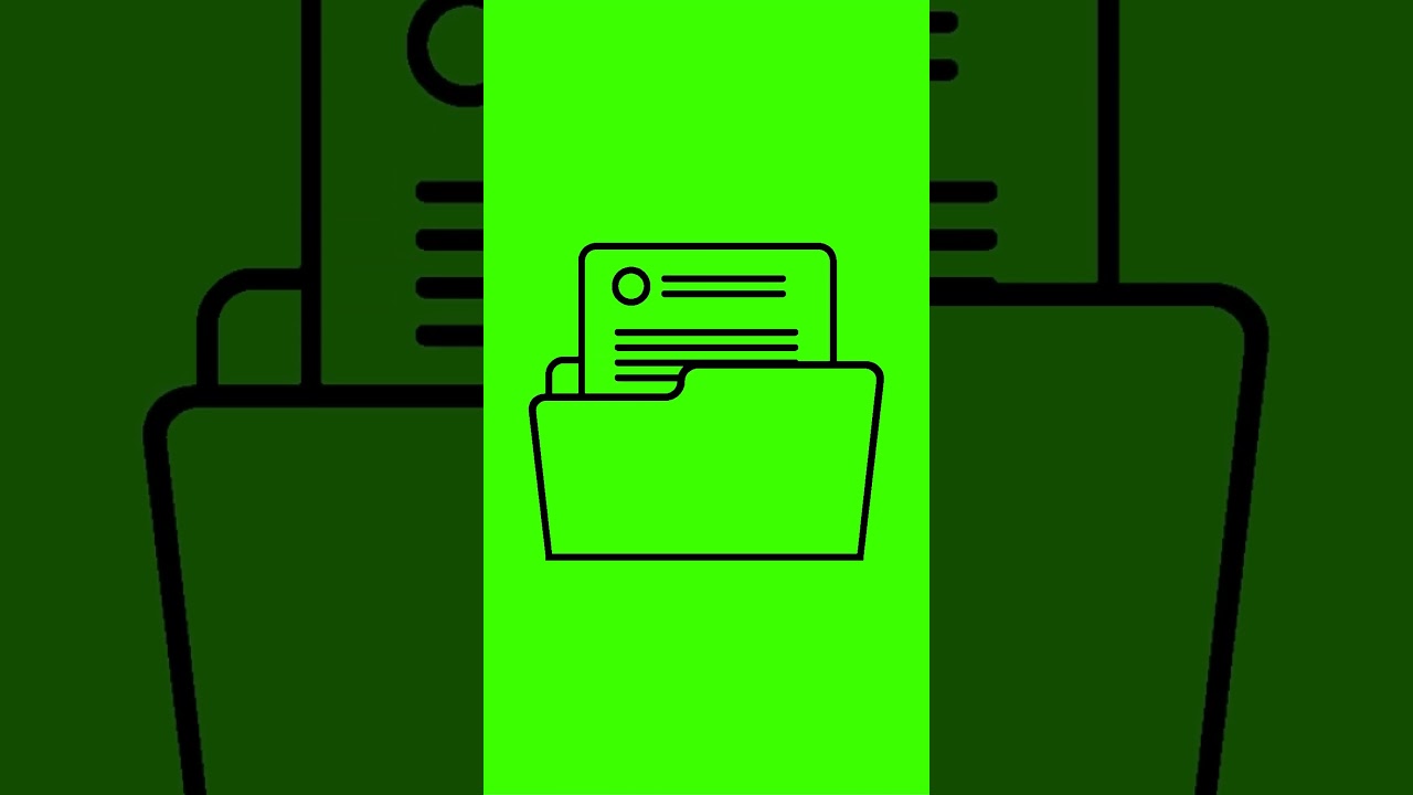 Green Screen Document Animation #overlay effects #motion design #expressive media #edit #design