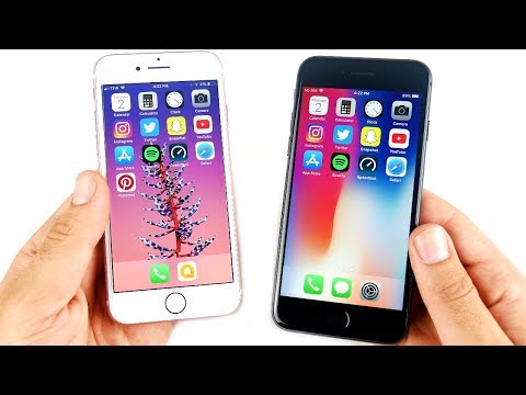 iPhone 7 vs iPhone 8 Speed Test!