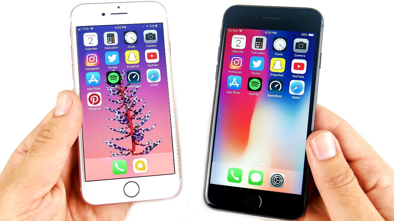 iPhone 7 vs iPhone 8 Speed Test!