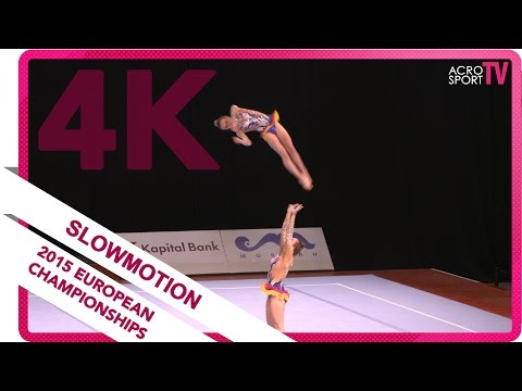 Fisher, Greaves - Great Britain - Women´s pair - Senior all-around final- European Championship 2015