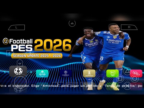 eFootball PES 2026 PPSSPP ORIGINAL ISO DOWNLOAD PES 2026 PSP FULL KITS 26 & TRANSFERS 4K GRAPHICS