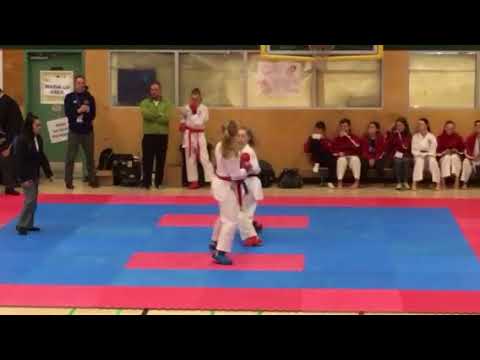 Chloe BC winter games kumite finals 2018