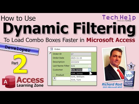 How to Use Dynamic Filtering to Load Combo Boxes Faster in Microsoft Access, Part 2
