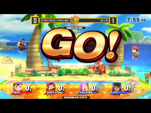 Ultra WBB #145 | The Great Gonzales & Shoyo James vs Abs & Jrx - Winners Semi-Final - Super Smash Br