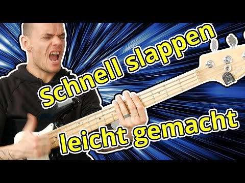 E-Bass slappen lernen - Schnelle Slapriffs leicht gemacht