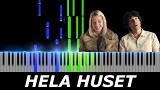 Hela huset - Veronica Maggio &amp; Håkan Hellström | Piano Tutorial