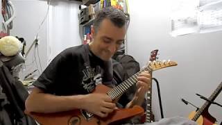 1 Minute over Dm Guitarra Baiana Improvisation com Júlio Moreno