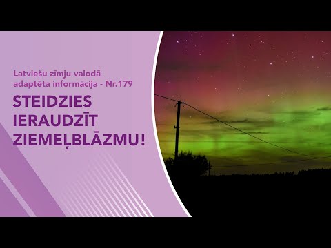 Video ziņas Nr. 179 “Steidzies ieraudzīt ziemeļblāzmu!”