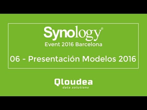 06 - Synology 2016 Presentación de Modelos 2016