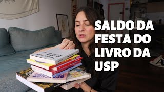 O saldo de compras na FESTA DO LIVRO da USP 2025