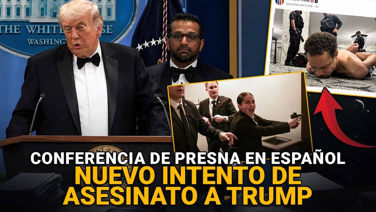NUEVO INTENTO DE ASESINATO A TRUMP // Conferencia de Prensa en Español