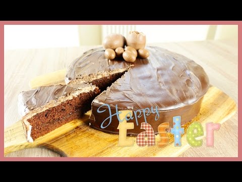 Easter Sachertorte Austrian chocolate cake creative recipe #9 復活節巧克力蛋糕