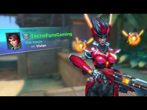 Paladins Patch 2.3 Future Ends PTS - Vivian New Skin Omega Vivian, Voice Gameplay