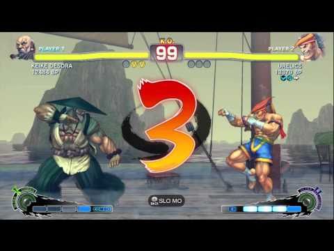 KEIKE DESORA [Gouken] vs URELICS [Adon] SSF4 Japanese Online Ranked Matches - TRUE-HD