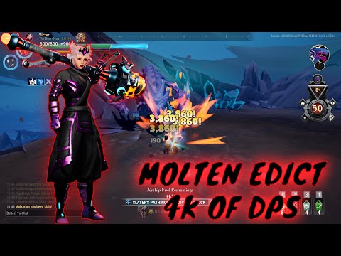 Dauntless 1.7.3 Molten Edict - 4k of DPS Build [Subtitled]