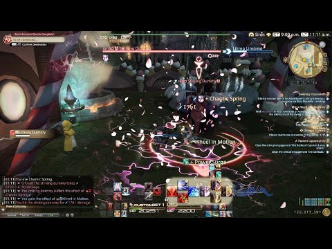 FF14 Macro Demonstration - All Dragoon Combos in 4 Buttons
