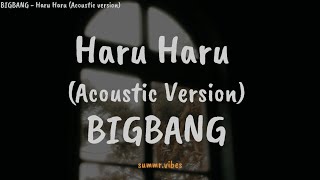 Download lagu BIGBANG - Haru Haru Acoustic Ver. [ Lirik Lagu Terjemahan ] mp3