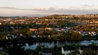 Sundown in Trondheim
