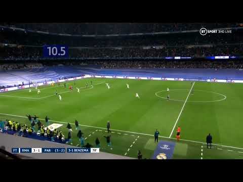 Real Madrid VS PSG - Bench Crazy Reaction
