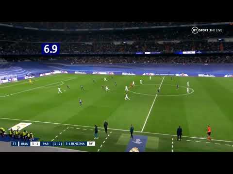 Real Madrid VS PSG - Bench Crazy Reaction