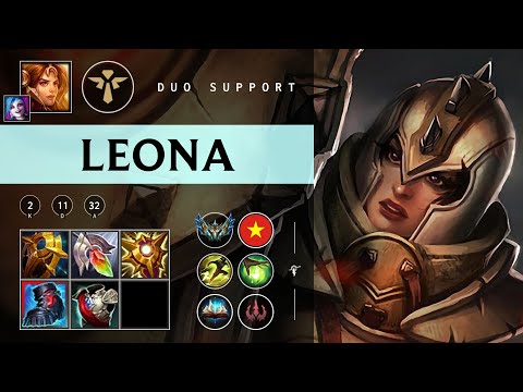 Leona Support vs Poppy - VN Challenger Patch 25.22