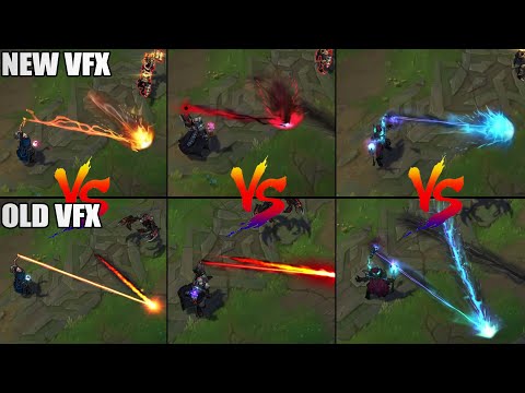 Viktor Skins VFX Visual Effects Update NEW vs OLD Comparison
