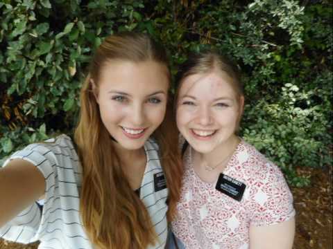 Sister Missionaries & friend trio sing Come Thou Fount /If You Could Hie To Kolob