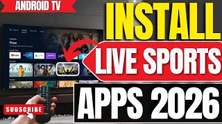 Find and Install ANY Live Sports App on Android TV, TV Box or Google TV in 2026