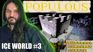 Populous SNES [1989] AWESOME Game | World #3 Snow And Ice