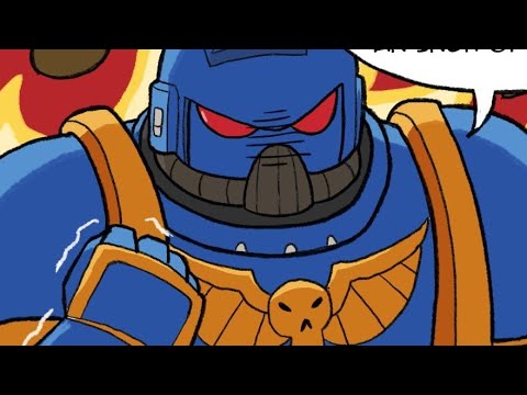 Ultramarine Can't Cope With Revisions To The Codex | Warhammer 40k Comic Dub