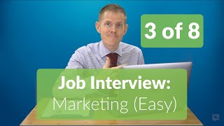 Best English Interview Conversation for Marketing Job (Easy Lesson- Just Repeat!)