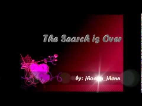 The Search is Over by rachelle ann go lyrics
