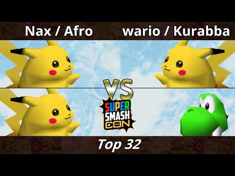 SSC 2022 - wario & Kurabba Vs. Nax & Afro - SSB64 Smash Bros Tournament