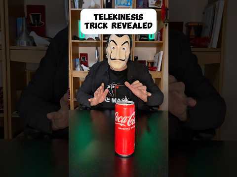 TELEKINESIS! MAGIC TRICK REVEALED 🪄 #telekinesis #tricks #magic #foryou