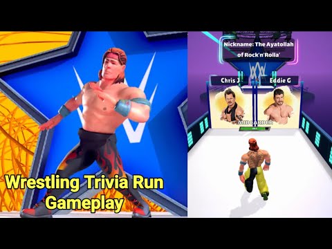 Wrestling Trivia Run Game Gameplay - YouTube