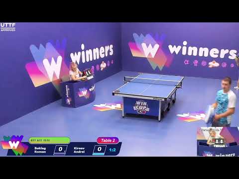 WINners CUP table 2  07.09  Boklag Roman - Kireev Andrei 18:00