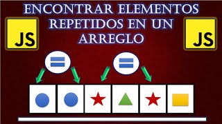 Encontrar y eliminar elementos repetidos en un Arreglo/Array - JAVASCRIPT - 🚫🔍🟢🟢🔺🔺🔷🔷🔍🚫